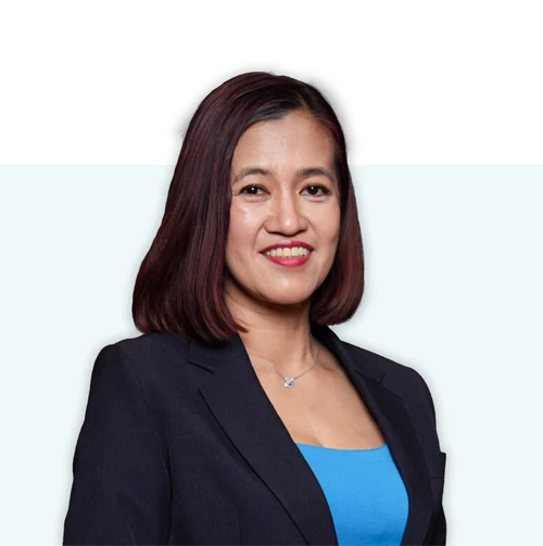 Ma. Rowena J. Asnan First Vice President and Head of Marketing and Research Department of Cocolife insurance in the Philippines