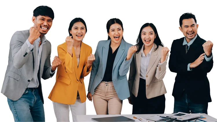 Corporate staff with HMO Card in Philippines by Cocolife
