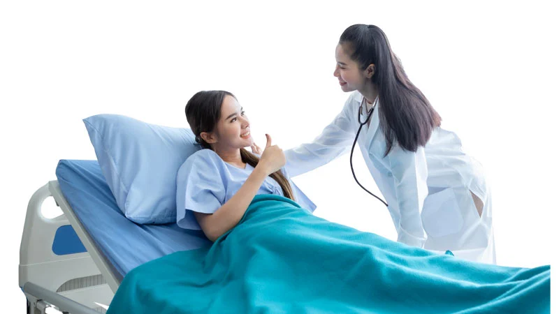 Patient using daily hospitalization benefit in Philippines