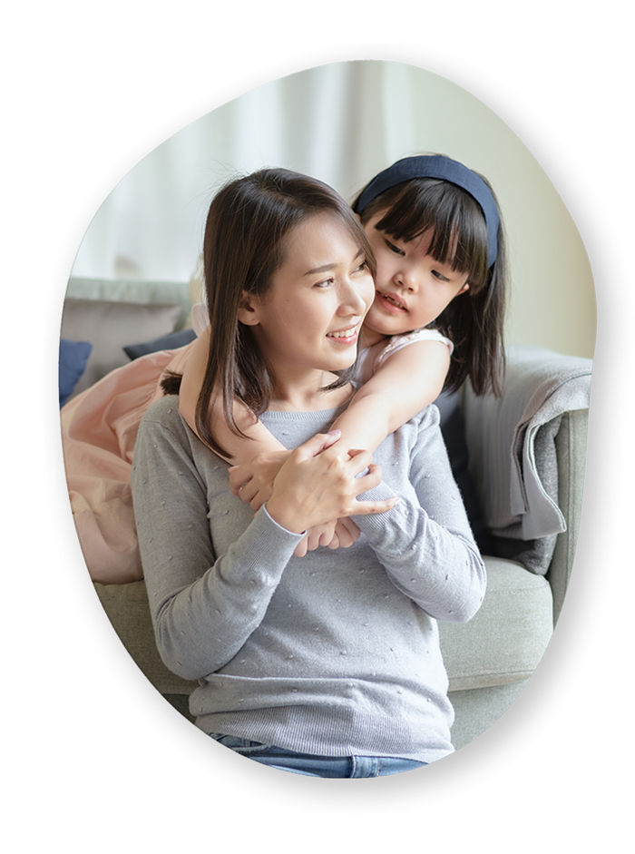 Family with Cocolife's financial services in the Philippines